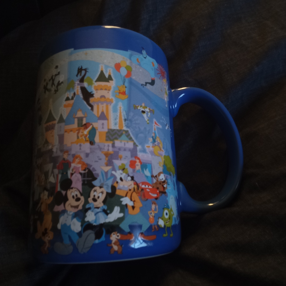 Blue Disney Character Mug
